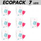 Ecopack 7 Uds - Intimichic Medical Silicone Menstrual Cup S