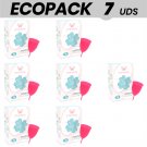 Ecopack 7 Uds - Intimichic Medical Silicone Menstrual Cup S