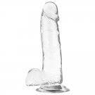 Xray Clear Cock With Balls 20cm X 4.5cm