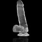 Xray Clear Cock With Balls 18.5cm X 3.8cm