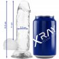 Xray Harness + Clear Cock With Balls 15.5cm X 3.5cm