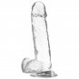 Xray Harness + Clear Cock With Balls 20cm X 4.5cm