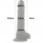 Cock Miller Silicone Density Cocksil Articulable Black 19.5 Cm