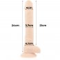 Cock Miller Silicone Density Articulable Cocksil 24 Cm