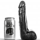 All Black Dildo Smoth 20 Cm