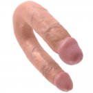 King Cock U-shaped Medium Double Trouble Flesh