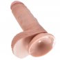 King Cock 7" Cock Flesh With Balls 17.8 Cm