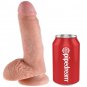 King Cock 7" Cock Flesh With Balls 17.8 Cm
