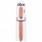 King Cock Thick Double Dildo Flesh 40.6 Cm