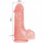 Barbara Realistic Vibrator Flesh 22 Cm