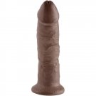 King Cock 9" Cock Brown 22.9 Cm