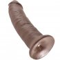King Cock 9" Cock Brown 22.9 Cm