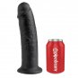 King Cock 10" Cock Black 25.4 Cm