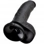 King Cock 9" Cock Black With Balls 22.9 Cm