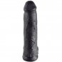 King Cock 12" Cock Black With Balls 30.48 Cm