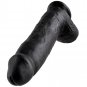 King Cock 12" Cock Black With Balls 30.48 Cm