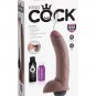 King Cock Squirting Brown 9"