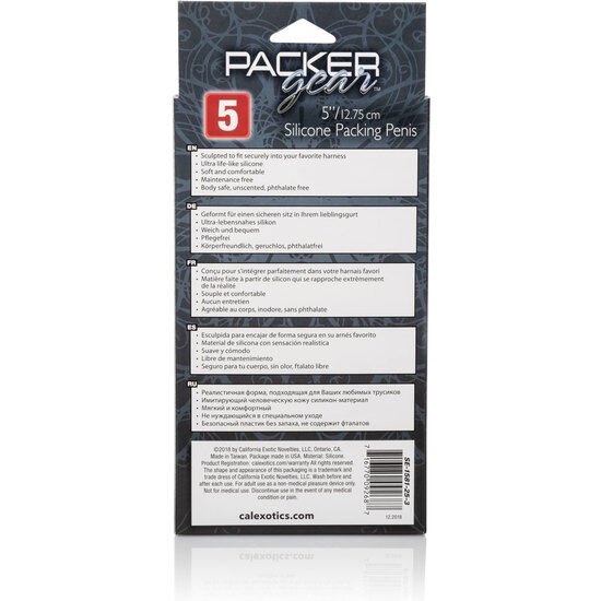 Calex Silicone Packing Penis 12.75cm Caramel