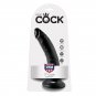 King Cock 7" Cock Black 17.8 Cm