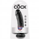 King Cock 8" Cock Black 20.3 Cm