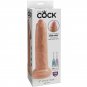 King Cock Realistic Dildo Uncut Flesh 25 Cm