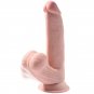 King Cock Plus 3d Cock Swinging Balls 24.5 Cm, Light Skin