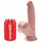 King Cock Plus 3d Cock Swinging Balls 15.2 Cm, Light Skin