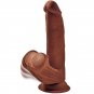 King Cock Plus 3d Cock Swinging Balls 24.5 Cm, Brown