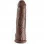 King Cock 12" Cock Brown With Balls 30.48 Cm
