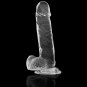 Xray Clear Cock With Balls 20cm X 4.5cm