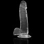 Xray Clear Cock With Balls 20cm X 4.5cm