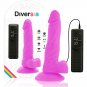 Diversia Flexible Vibrating Dildo 18 Cm, Purple