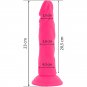 Diversia Flexible Vibrating Dildo 23 Cm, Pink