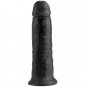 King Cock 10" Cock Black 25 Cm