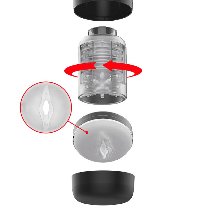 Jamyjob Tornado 360 Rotate Tech Stroker