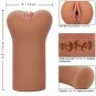 Calex Boundless Vulva Stroker, Caramel Skin