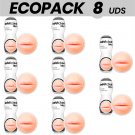 Ecopack 8 Uds - Addicted Toys Mouth Masturbator 2.0