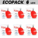 Ecopack 6 Uds - Jamyjob Discrete Masturbator Egg Red Edition Fun