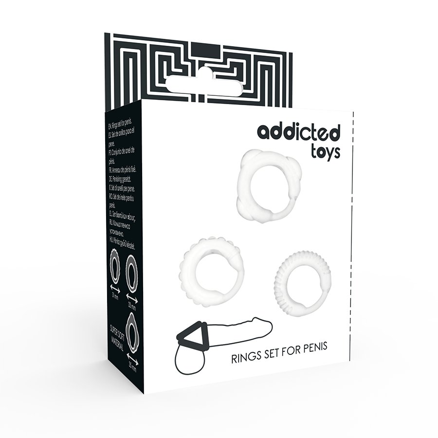 Addicted Toys C-ring Set Clear