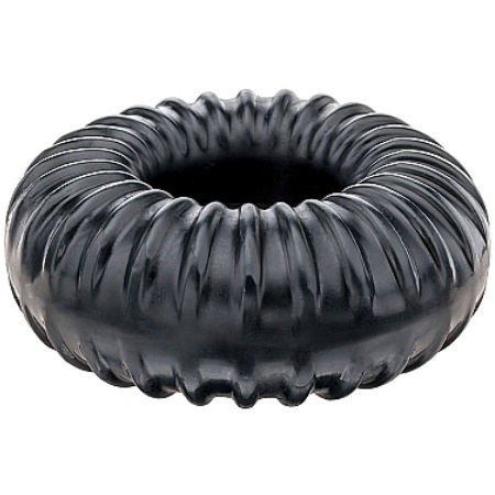 Perfect Fit Ribbed Ring Black