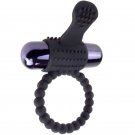 Fantasy C-ring Vibrating Silicone Super Ring Black