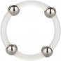 Calex Steel Beaded Silicone Ring L