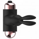 Coquette Chic Desire Cock Ring With Vibrator Black/ Gold