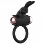 Coquette Chic Desire Cock Ring With Vibrator Black/ Gold