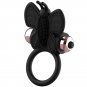 Coquette Chic Desire Cock Ring Butterfly With Vibrator Black/ Gold