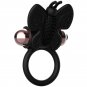 Coquette Chic Desire Cock Ring Butterfly With Vibrator Black/ Gold