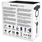 Black and Silver Cameron Rechargeable Vibrating Ring Black