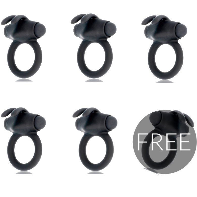 Black and Silver Anillo Agron 5+1 Free