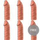 Virilxl Penis Extender Extra Comfort Sleeve V5 Brown 5+1 Free