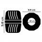 Powering Super Flexible & Resistant Ring 5 Cm Pr11 Black